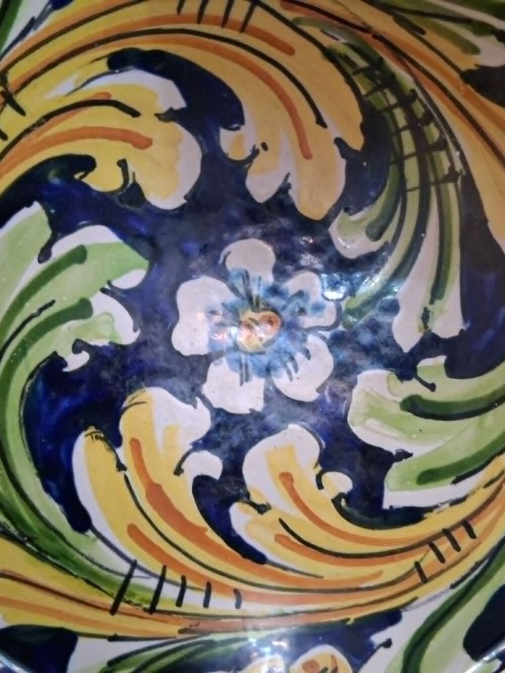 Italian Pottery-Spoon Rest - Picture 3 of 4